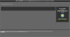Desktop Screenshot of disasterservice.org